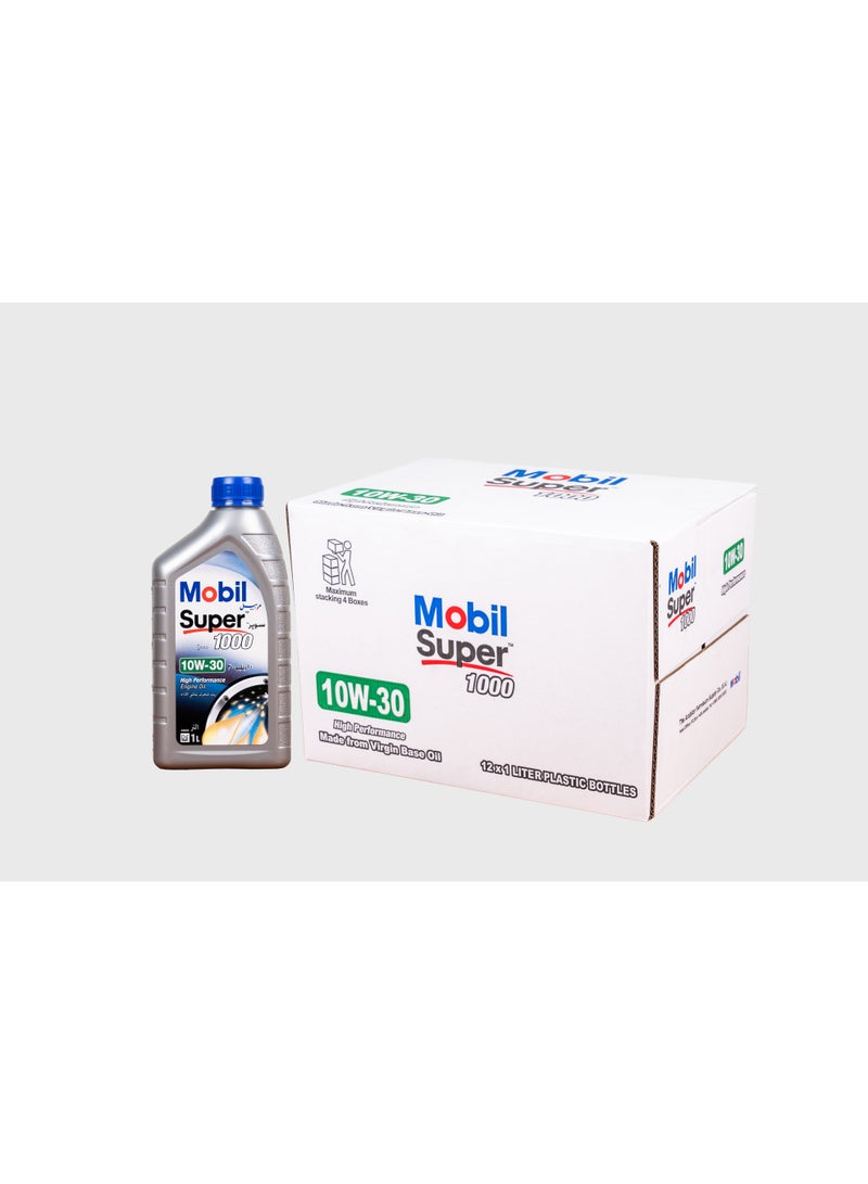 Mobil Super High Performance 10w30 Engine Oil – 12X1L - Image 1